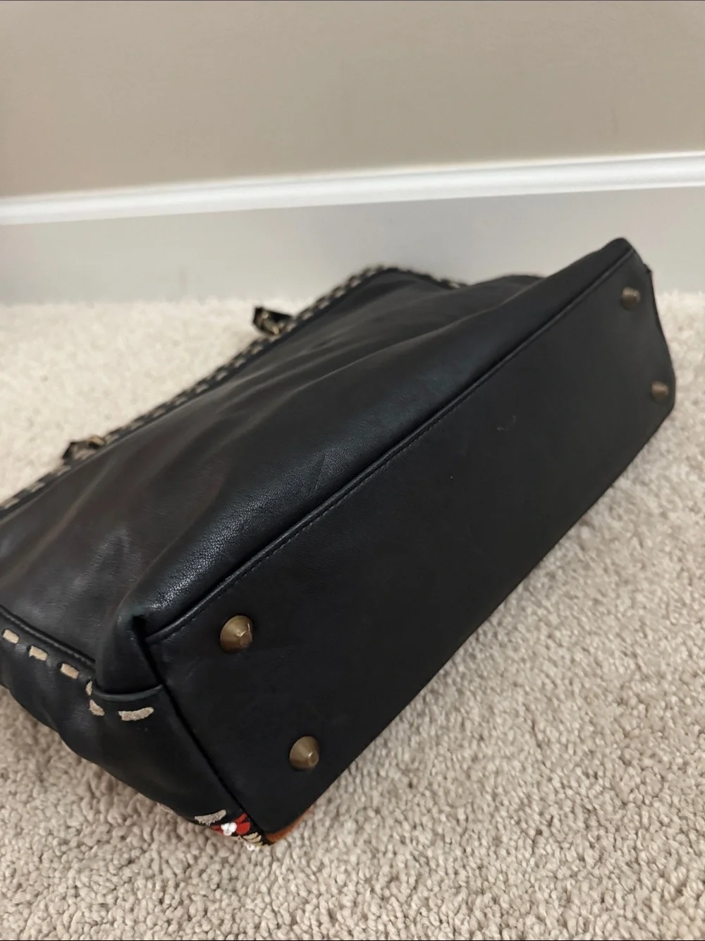 Isabella Fiore embellished leather bag